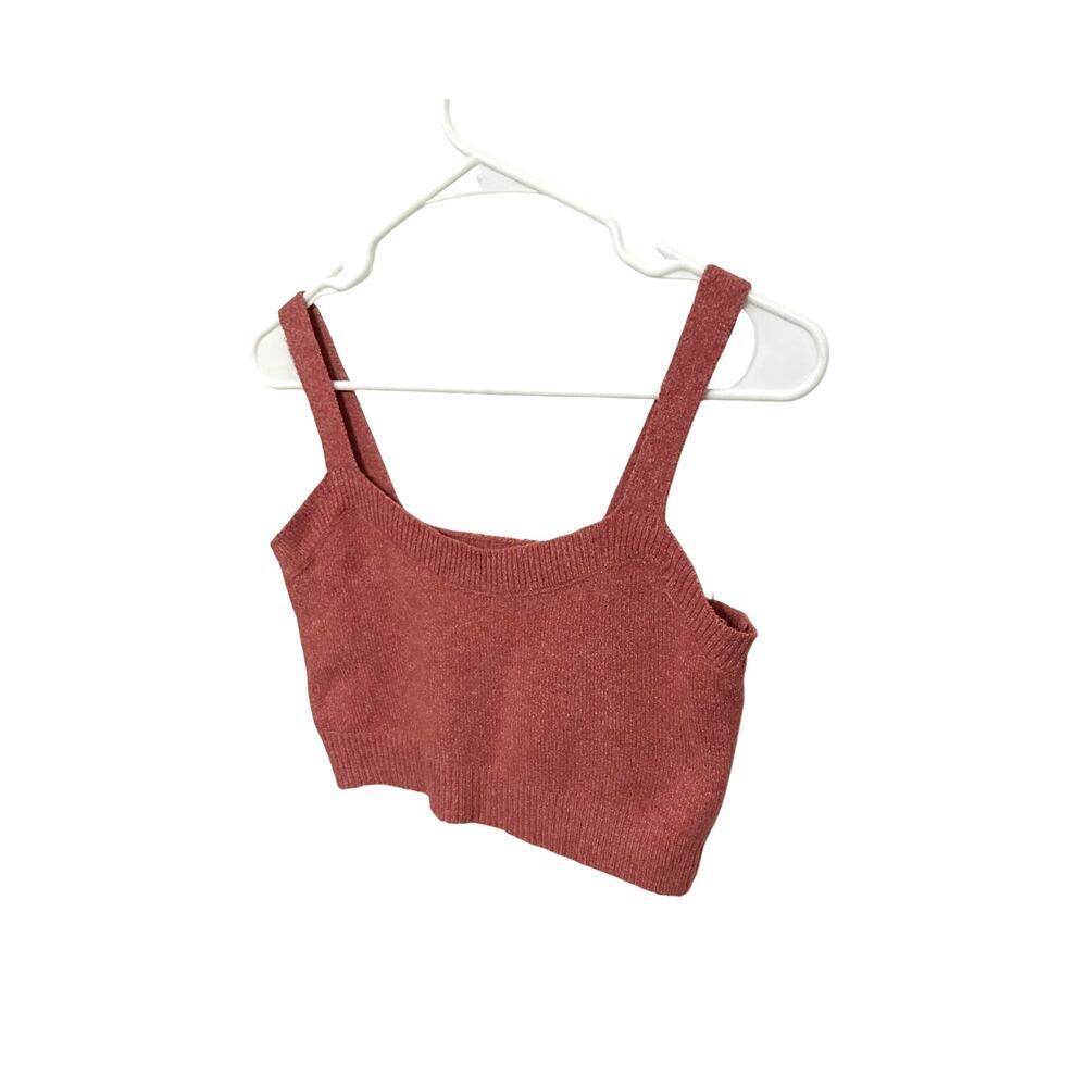 GB Cropped Sweater Tank Top Cropped Super Soft Stretch Size Medium - Picture 3 of 6
